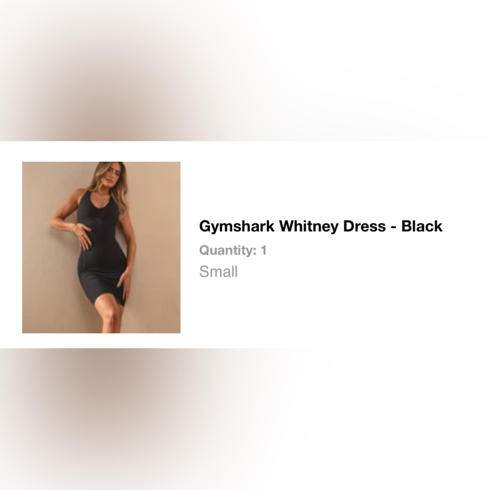 Gymshark Whitney Tan Dress